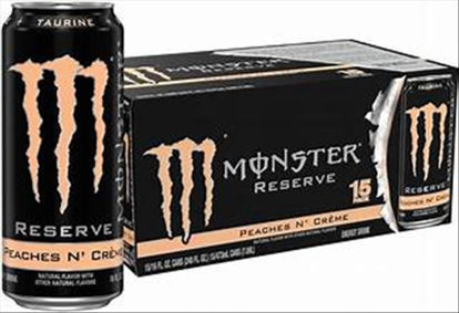 Picture of MONSTER RESERVE PEACH N CREAM 16OZ 24CT