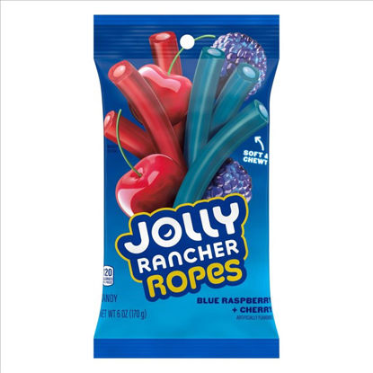 Picture of JOLLY RANCHER ROPES BLUE RASBERRY CHERRY 6OZ