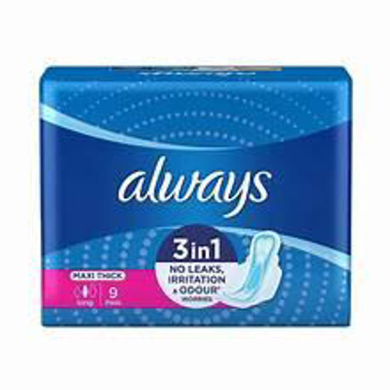 Picture of ALWAYS MAXI THICK 3IN1 9 CT