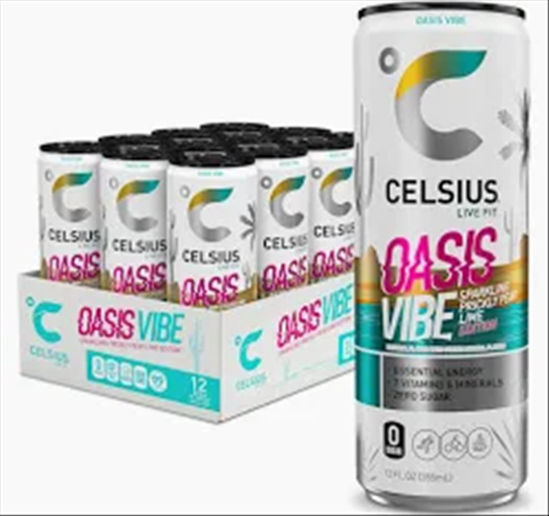 Picture of CELSIUS OASIS VIBE 12CT 12OZ