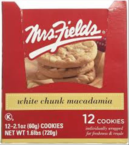 Picture of MRS FIELDS WHITE CHUNK MACADAMIA 2.1OZ 12CT