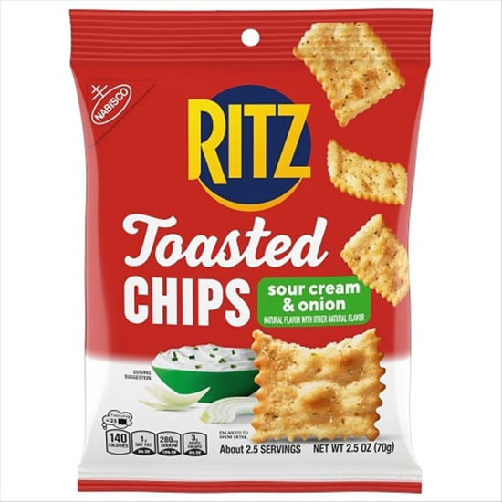 Picture of RITZ TOASTED CHIPS SOUR CREAM AND ONION 2.5OZ