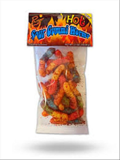 Picture of PARGA SOUR GUMMI WORMS 3.7 OZ