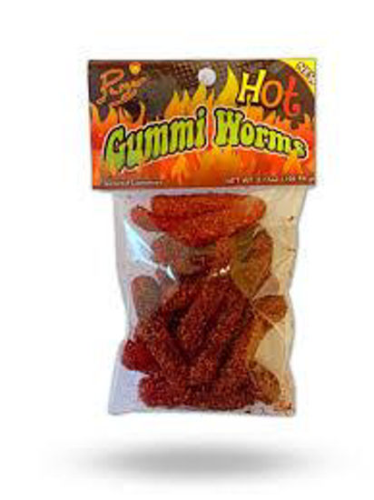 Picture of PARGA HOT GUMMI WORMS 3.7 OZ