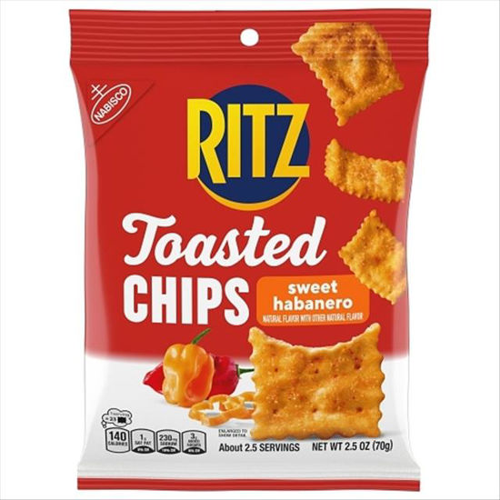 Picture of RITZ TOASTED SWEET HABANERO CHIPS 2.25 OZ