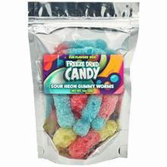 Picture of HI SNACK FREEZE CANDY SOUR WORMS 2.8 OZ