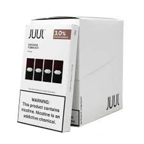 Picture of JUUL VIRGINIA TOBACCO 3 PER 4 PODS 8CT 4PK
