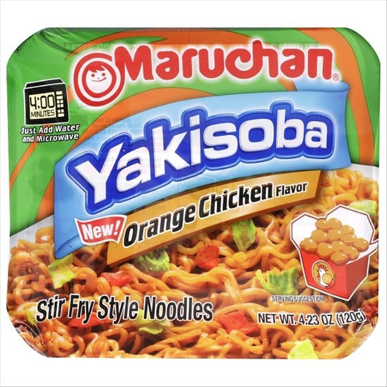 Picture of MARUCHAN YAKISOBA ORANGE CHICKEN 8CT