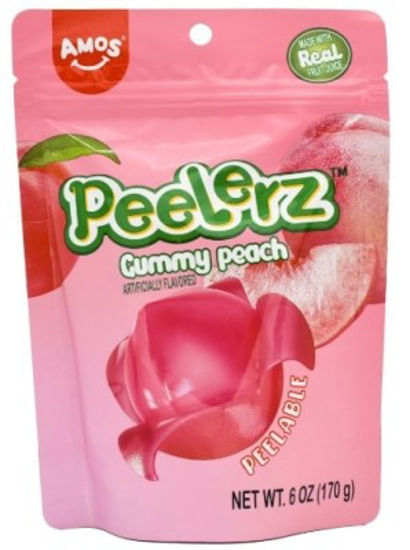 Picture of AMOS PEELERZ GUMMY PEACH 6OZ