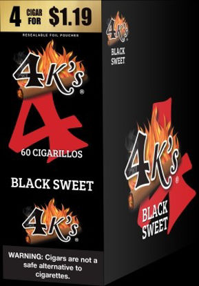 Picture of 4KINGS BLACK SWEET 4/$1.19 F.P. 15/4PK