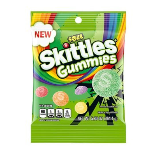 Picture of SKITTLES GUMMIES SOUR 5.80OZ