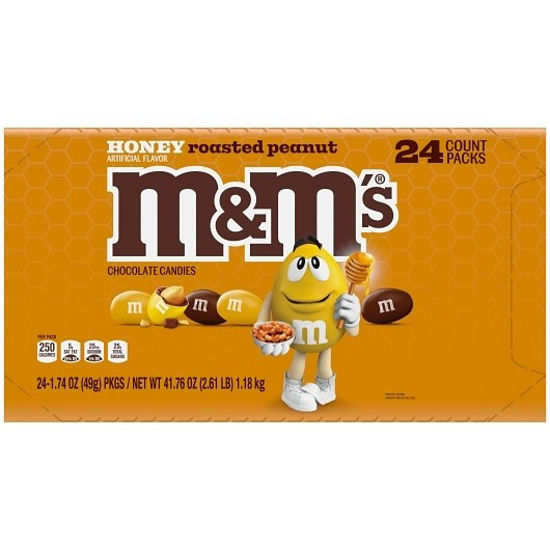 Picture of M&M HONEY ROADTED PEANUT 1.74 OZ 24CT